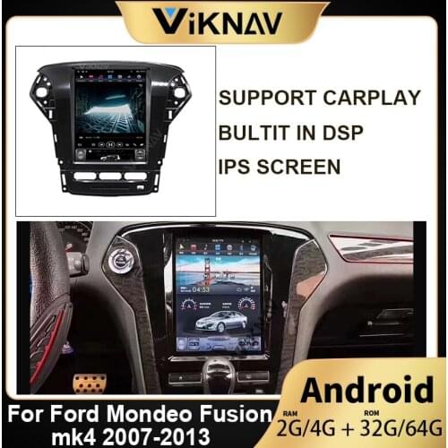 2Din Android Car Radio for Ford Mondeo Fusion mk4 2007-2010 2011 2012 2013 Car Multimedia Player Stereo Receiver GPS Navigation