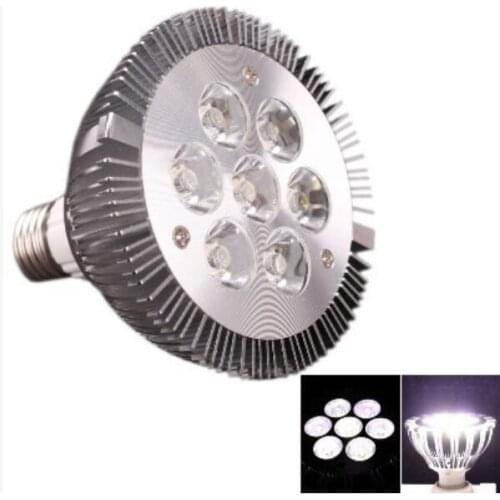 CE ROhs LED Light PAR 30 21W 7x3W Spotlight E27 bulbs dimmmable or non-dimmable cool/Warm White led PAR30