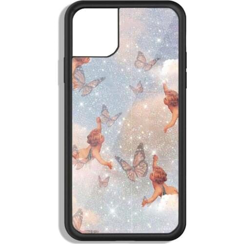 Butterfly angel Phone Cases for iPhone 12 11 pro max Xs X Xr 7 8 6 6s plus se 2020 for samsung s21 s30 note 38