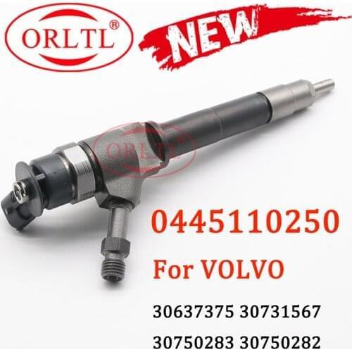 0 445 110 250 Common Rail Diesel Fuel Injector 0445110250 Inyector Sprayer Nozzle 0445 110 250 for Bosch VOLVO 30637375 30731567