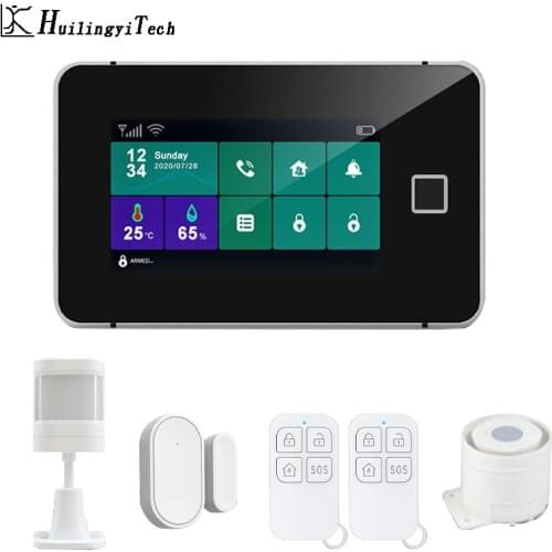 Home alarm system Gsm Wifi alarm detector Tuya smart life Gas leaks fire protection smart motion sensor system