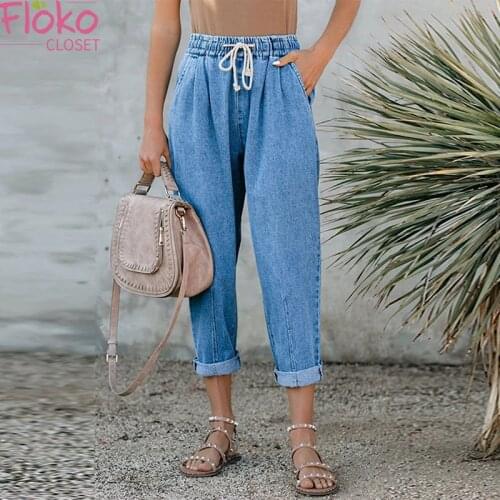 FlokoCloset Women's Loose Jeans