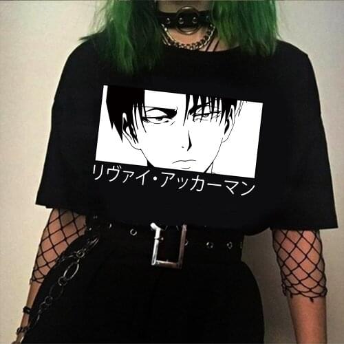 Japanese Anime Attack on Titan Eyes T Shirt Men Funny Anime T-shirt Cool Casual Tshirt Graphic Hip Hop Top Tees Male