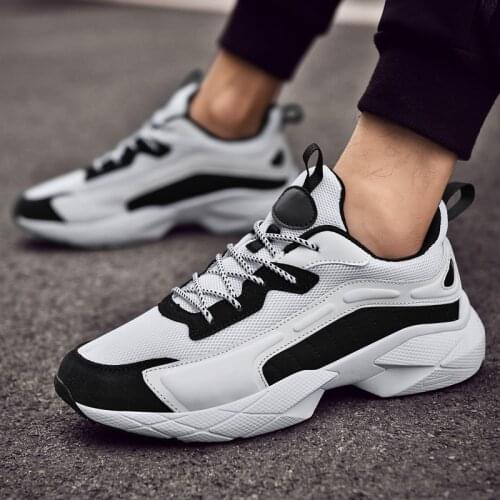 Outdoor Casual Shoes Mens Sports Shoes Sneakers Men Plus Size 46 Vulcanize Shoes Male Height Increasing Fashion Jogging Shoes