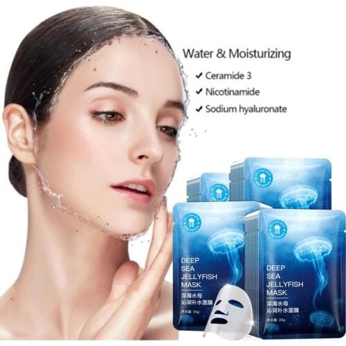 Deep Sea Jellyfish Mask Oil Control Exfoliation Shrink Care Pores Products Moisturizing Brightening Moisturizing Skin Y4F0