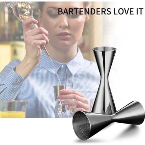 Stainless Steel Measure Cup Double Head Bar Party Wine Cocktail Shaker Jigger
