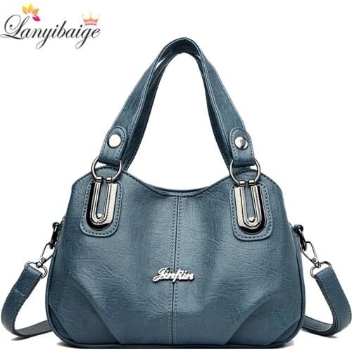 Fashion Women Shoulder Messenger Bags High Quality Leather Handbag Large Capacity Crossbody Bags for Women 2021 New Tote Bag