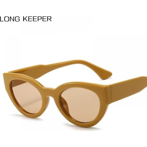 2021 New Fashion Sunglasses Women Brand Designer Retro Small Cat Eye Sun Glasses Female UV400 Lens Eyewears Lunette De Soleil
