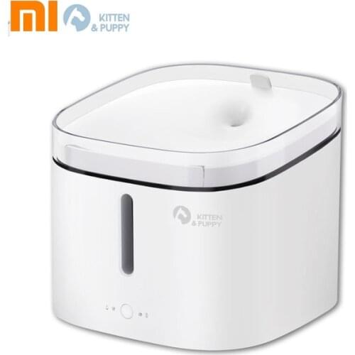 Original Xiaomi Mijia Kitten Puppy Pet Water Dispenser For Dog And Cat Clear Water White Color Small Pet Water Dispenser