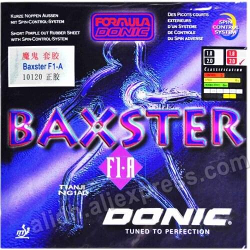 Original Donic BAXSTER F1.A 10120 table tennis rubber table tennis blade table tennis rackets racquet sports