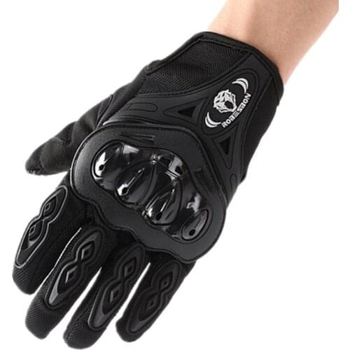 Motorcycle Gloves Offroad Knight Locomotive Military Tactical Gloves Riding Racing Black Mittens Driving Moto Full Finger Gloves