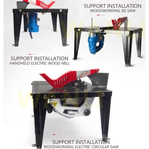 Type 85 Laser Jig Saw 80 KG Load-Bearing Woodworking Chainsaw Workbench 710W Woodworking Saw Sliding Table Saw Cutting Machine