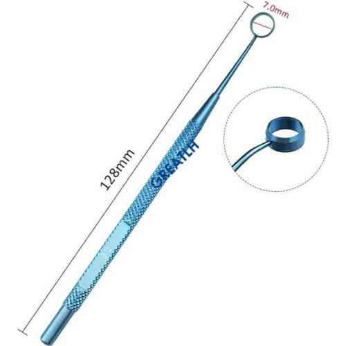 Titanium Alloy Optical Zone Makrer Autoclavable Instrument Veterinary Ophthalmic