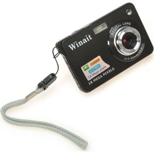 Ultra Slim 18 Mega Pixel CMOS 2.7 inch TFT LCD Screen HD 720P Digital Camera 8x Digital Zoom, Anti-shake Photo Video Camcorder