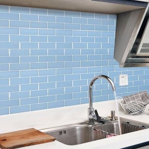 30x30cm Subway Tiles 3D Waterproof Self Adhesive Sticker Peel and Stick Tiles Kitchen Backsplash - 1 Piece