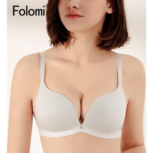 Folimi Push Up Bras For Women Simple Lingerie Wire Free Brassiere Girls Underwear Thin Bralette 32-38 A B Cup