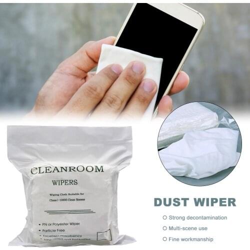 100 Pcs/ Set Ultrafine Antistatic Cleaning Cloth Glasses Cleaner Wet Wipes Tissue Eyewear Cleaning Dust Remove Phone Wiping Tool
