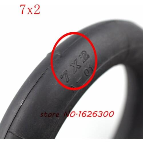 2 Pcs 7x2 Inner Tube for Electric Scooter Inner Tyre 7 Inch Wheel Chair Truck Baby Carriage Accessory