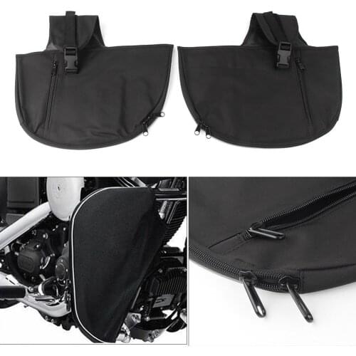 2PCS Soft Lowers Chaps Leg Warmer for Harley 2006-2017 FXD, FXDB, FXDC and FXDL models w/ Engine Guard P/N 49010-06 & 49320-09