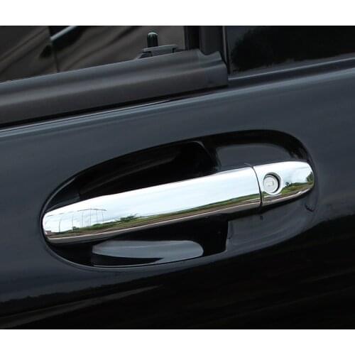 ABS Car Side Door Handle Protector Cover Trims For Mercedes Benz Vito Metris Valente V-Class 2014-2018 W447 Car Accessories
