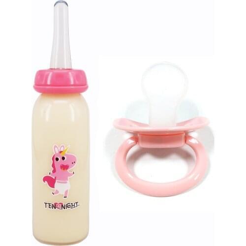 2P ddlg adult baby pacifier with adult Bottle dummy pacifiers and accessories abdl unicorn print Baby bottle nipple little space