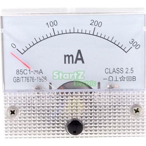 DC Analog Meter Panel 300mA AMP Current Ammeters 85C1 0-300mA Gauge