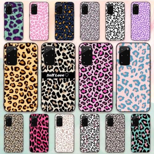 Tiger Leopard Print Phone Case For Samsung S21 S30 Plus ultra 5G M11 A50 A51 A71 A20S