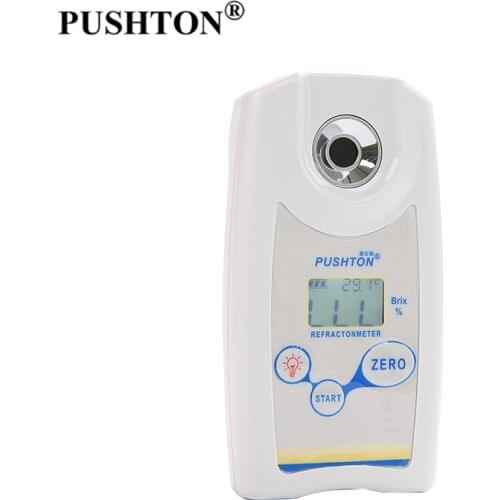 Digital Brix Sugar Refractometer Electronic Handheld Sweetness Meter Saccharimeter Measurement Range 0.0-53% Brix