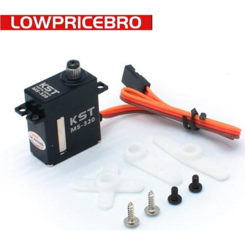 KST MS320 8V 5kg 0.08sec Digital Servo Motor for Fixed-wing Drone UAV Helicopter 1/8 1/10 RC Car Boat Robot Arm RC Toys