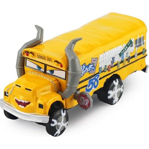 Disney Pixar Cars 3 Oversized Deluxe DieCast Collection Miss Fritter Metal Alloy Model Car Collection Toy Gift for Children