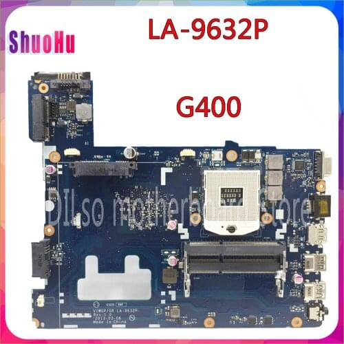 KEFU LA-9632P For Lenovo G400 Notebook Laptop Motherboard HM70 ( For Pentium CPU Only ) Motherboard Test DDR3 HM76