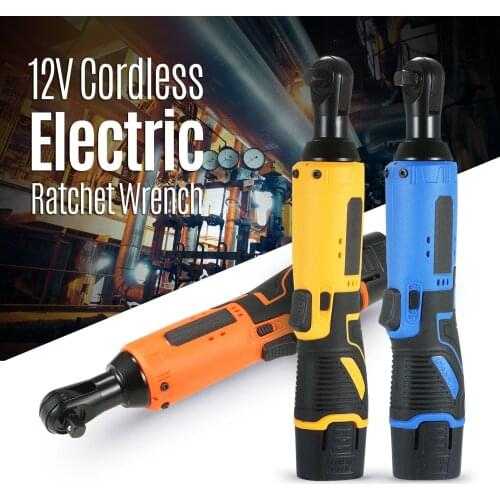 KKmoon Cordless Electric Ratchet Wrench 12V Power Ratchet Tool Ratcheting Socket Wrench with 4500mAh Rechargeable Battery