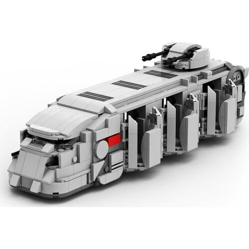 MOC Space Wars Troop Transport Building Blocks Star Movie General Robot Action Bricks Assembly Toys for Children Gifts