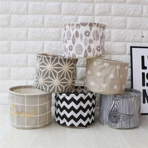 18 Styles Laundry Basket For Toy Storage Barrel Dirty Clothes Sundries Household Organizer Storage Basket folding bag 21cm x16cm