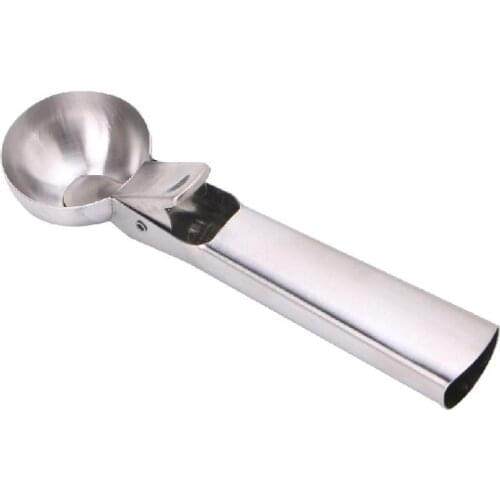 Stainless Steel Ice Cream Scoop with Trigger Fruit Spoon Dipper Kitchen Tool Ice Cream Tools 2017