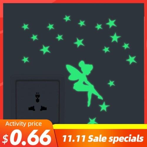 New Cat Wall Stickers Light Luminous Switch Decor Decals Art Mural Baby Nursery Room Art Art Kids Room Decorative Wall Stickers