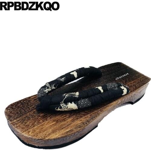 Casual Waterproof Nice Shoes Outdoor Flip Flop Platform Designer Slippers Sandals Men Slides Summer Geta Japanese Clogs 2018