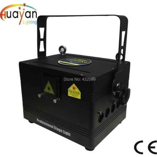 RGB laser show programmable 2W laser christmas lightsParty city Laser Show System Animation Projector programmable 2000 mW full