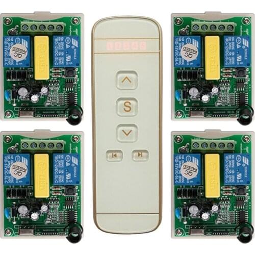 Tubular motor garage door / projection screen / shutters AC 220 V RF Wireless Remote Control switch