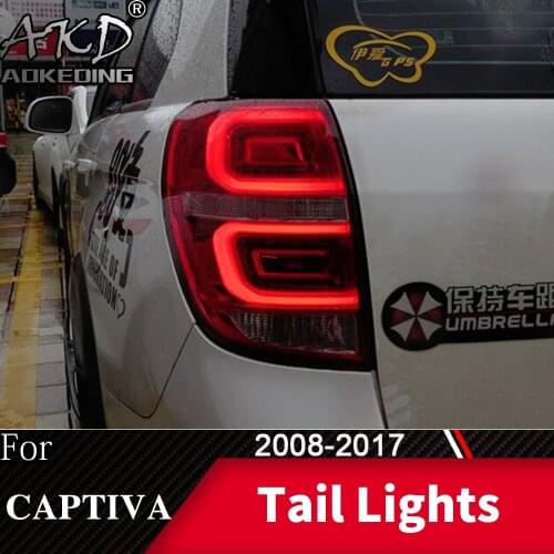 For Car Chevrolet Captiva Tail Lamp 2008-2019 LED Fog Lights Day Running Light DRL Tuning Car Accessories Kaptiva Tail Lights