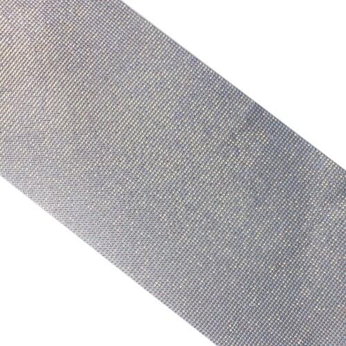 1sheet AB Crystal Rhinestones Silver Chain Iron On Hotfix Crystal Rope Reel Chain Decorated Ribbon Trim For Wedding T2245