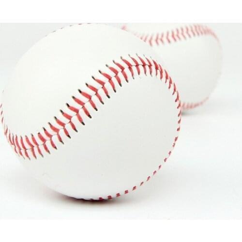 1pcs High quality Baseballs PVC Upper Rubber Inner Soft Baseball Balls Softball Ball Training Exercise Baseball Balls