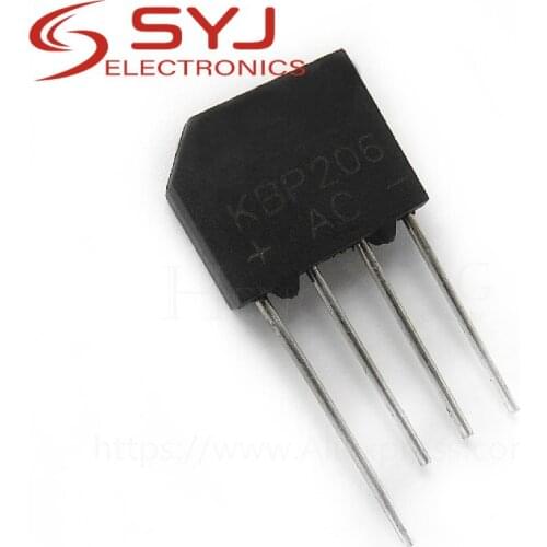 10pcs/lot KBP210 2A 1000V DIP-4