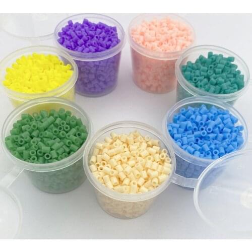 2.6mm/750pcs Box Hama Beads Mini Perler replenish colors Fuse Bead Iron Beads for Kids Diy Puzzles High Quality Handmade Gift To