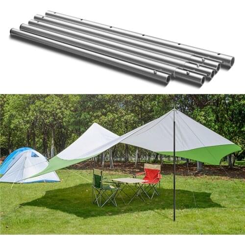 250CM Tent Accessory Tent Poles, Tents Extending Door Frame, Canopy Rod Tent Aluminium Tents Camping Poles Tent+1 Pole Top Cover