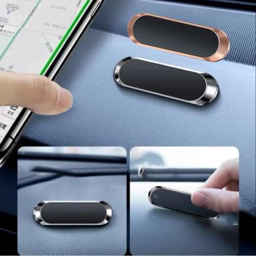 Household Magnetic Suction Car Phone Bracket Creative Car Magnetic Air Outlet Car Metal Magnet Bracket