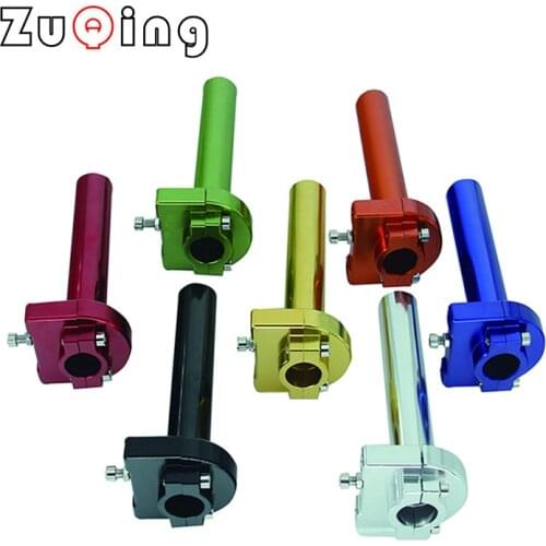 CNC Aluminum 22mm Throttle Grip Motorcycle High Performance Twist Throttle Grips Cable Fit for Pit Dirt Bike Motocross