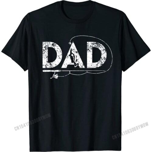 Mens Fishing Dad Shirt 2 Fathers Day Gift Daddy or Grandpa, Fish Tshirts for Men Camisa Tops & Tees Classic Custom Cotton