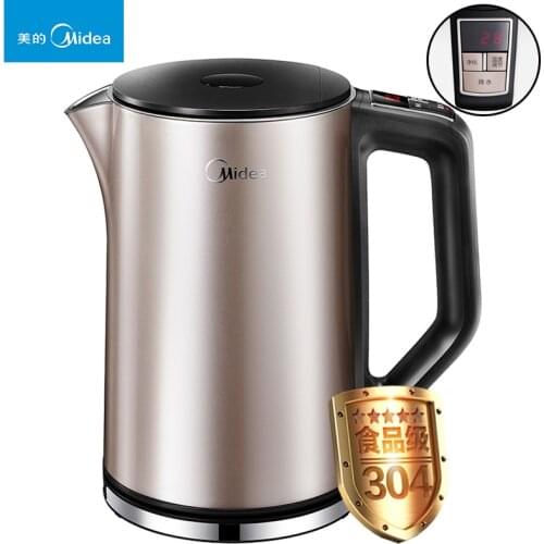 Midea Electric Kettle Household Kettle Automatic Power-off, 304 Stainless Steel Genuine HE1506B