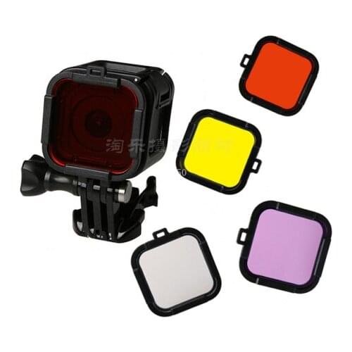 Gopro hero5 session gopro hero4 Lens Filter Diving Filter Underwater Dive Filter Diving Lens Lens Cap Converter